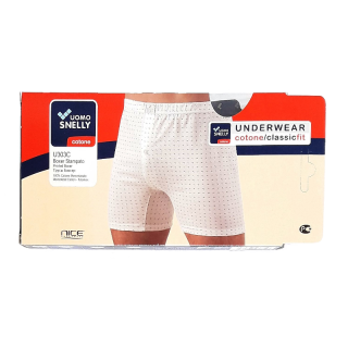 Snelly Boxer modello classico in cotone mercerizzato ART.U303 (3 pezzi)